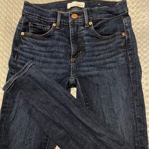 Dark Skinny Jeans Cropped